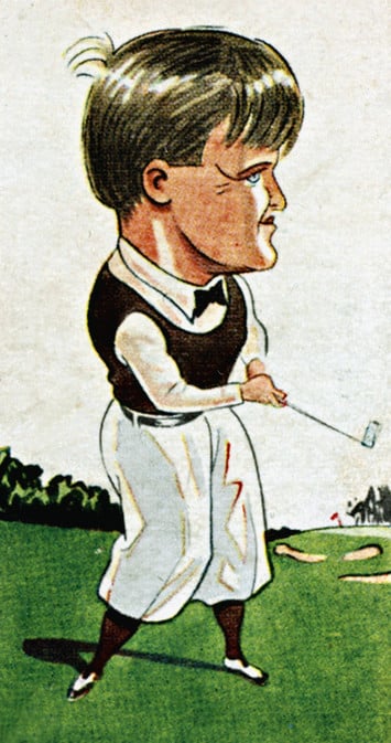 Карикатура на сильнейших гольфистов мира конца 1920-х годов
