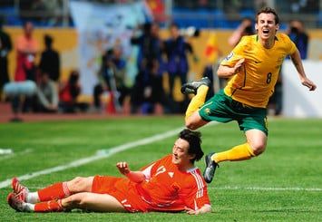 Сборная Австралии участвует  в соревнованиях, курируемых Азиатской конфедерацией футбола