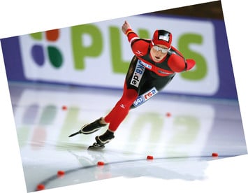 Пятикратная олимпийская чемпионка по конькобежному спорту Клаудиа Пехштайн