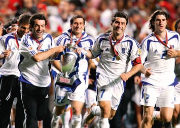 Только что одержана победа на Евро-2004